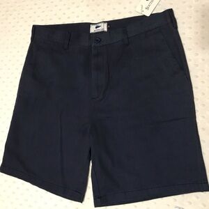 Classic Men's Slate Blue Twill Dress Shorts by Souther Lure, adjustable, Pockets